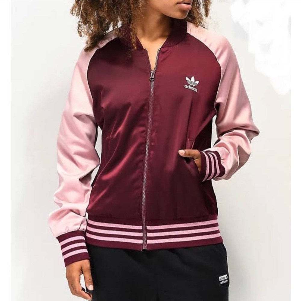 Adidas Originals Satin Bomber Jacket